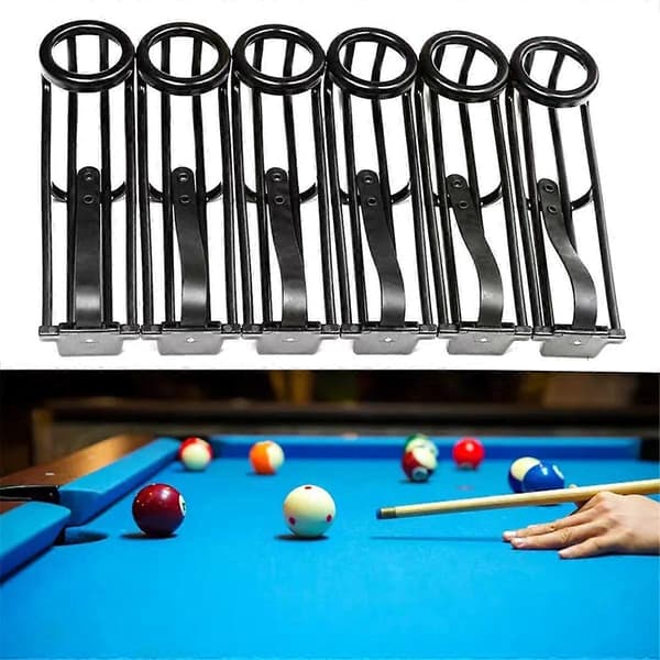 6 Pcs Billiard Table Pocket Rail Billiard Table Slide Rail Snooker Billiard Accessories Billiard Tab [DB] As Shown As Shown