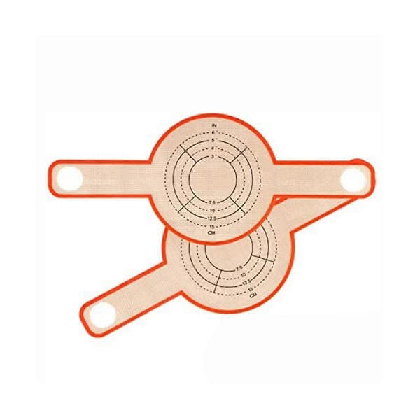 2 Pieces Silicone Baking Mat, Bread Baking Sling with Long Handles Reusable Bread Mat Dutch Oven Liner