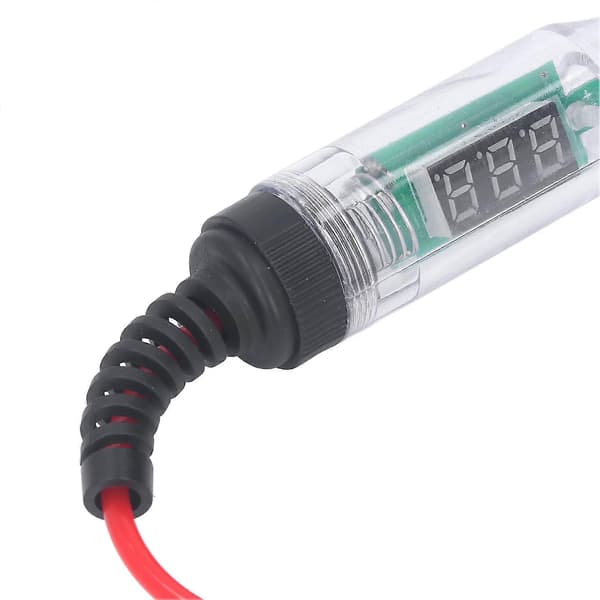 Biltestpen LED Kredsløbstester Digitalt Display Elektrisk Tester til Spænding Strøm Modstandsdetektion