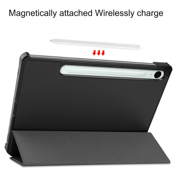 Samsung Galaxy Tab S10 Lite Tri-Fold Cover i Sort[JUN]