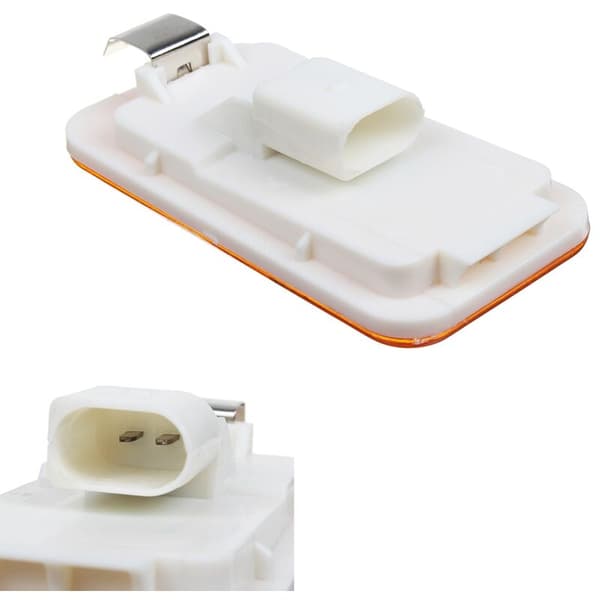2 stk Serie 24V Bil Lastbil Led Sidemarkeringslys 4Leds Indikator Advarselslamper til Lastbiler Fm /