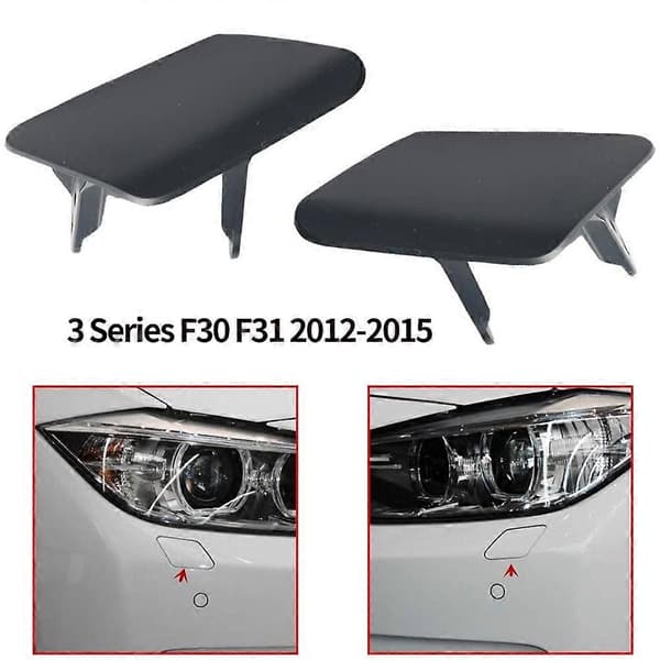 Pair Headlight Washer Nozzle Cover Front For 3-series F30 F31 2012-2015 51117293031