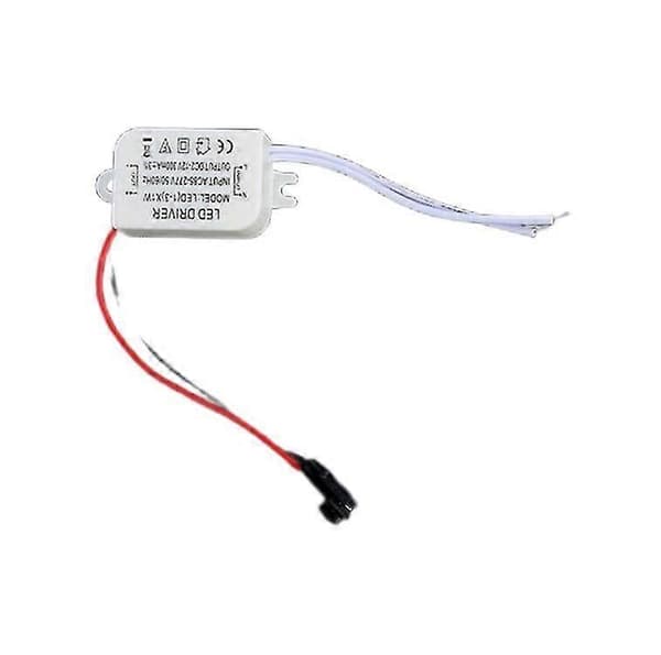 Enkel AC 85V-265V til DC 12V LED Elektronisk Transformator Strømforsyning Driver 3X1W