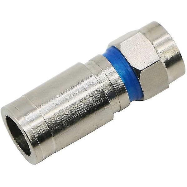 RG6 F-connector Coax Coaxial Adapter Plug For Cable TV (50-pack)