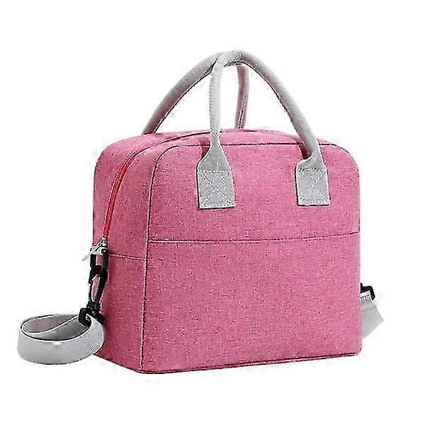 Lunchväska Student Termisk Lunchbox rosa pink