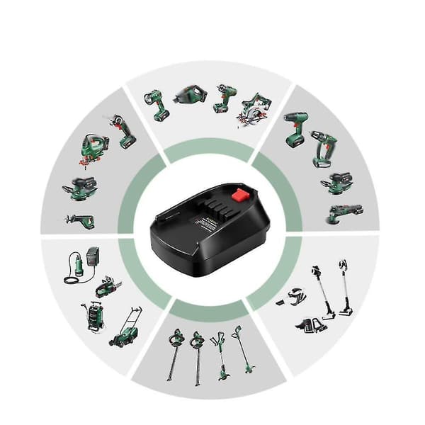 Adapterkonverter BOSB18C för Bosch 18V Li-ion-batteri BAT618
