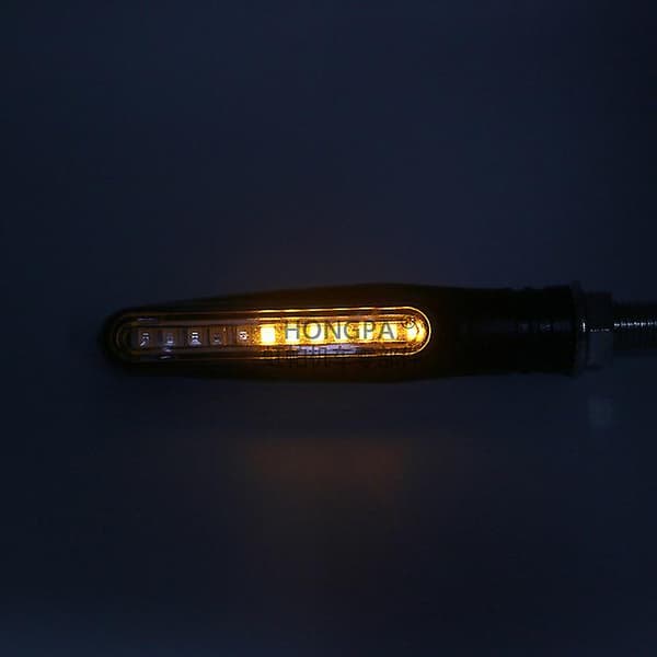 4 st Motorcykel 12 LED Blinkers Ljus Bärnsten