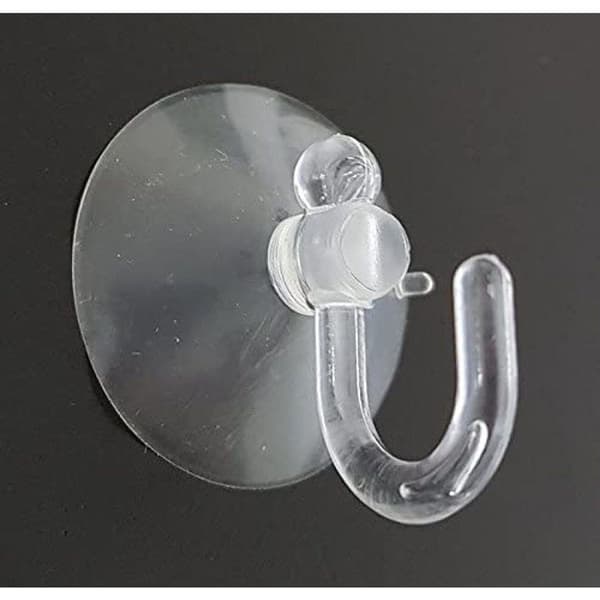 Sugekopp med kroker 40 stk - holder for lyslenker,