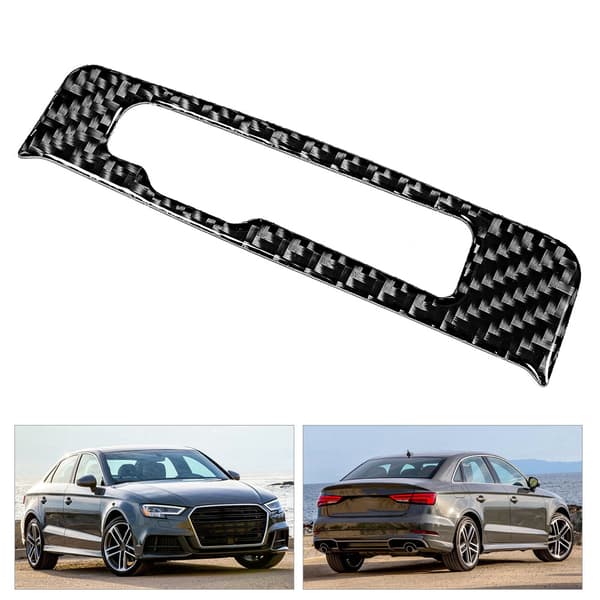 Gear Panel Frame Trim Carbon Fiber Decor Sticker Fits for Audi A3 8V 2014-2019