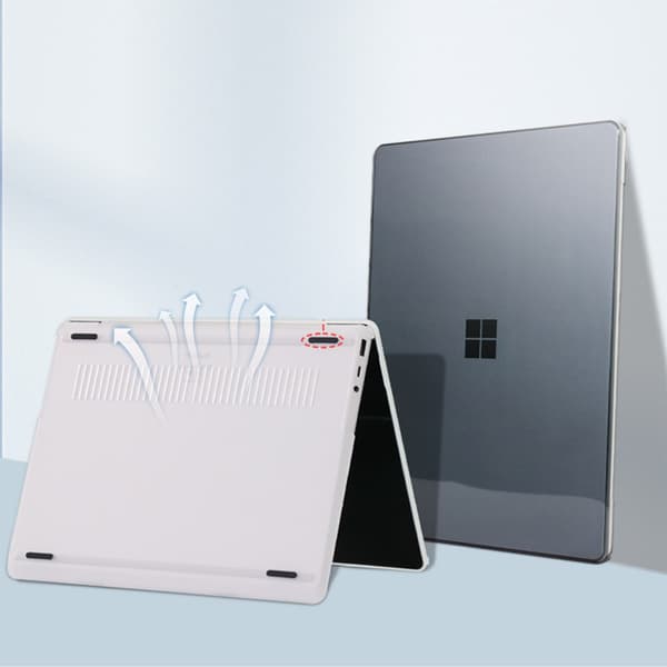 Frosted Transparent Protective Case Compatible with Surface Laptop 3/4/5 13.5 inch Metal Surface