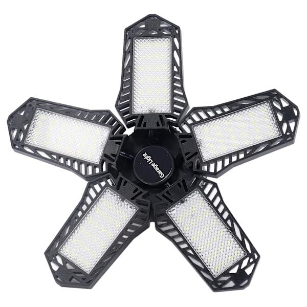 LED Garage Light Foldable Garage Ceiling Light E27 20W 1500LM 5 Blade Warehouse Workshop Lamp 85-265V