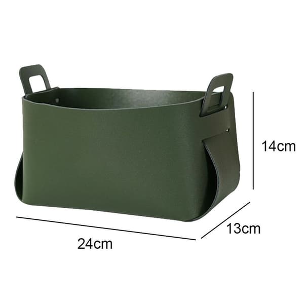 Gavekurver for gaver - Valetbrett Organizer - Skinnkledd kommode Grønn