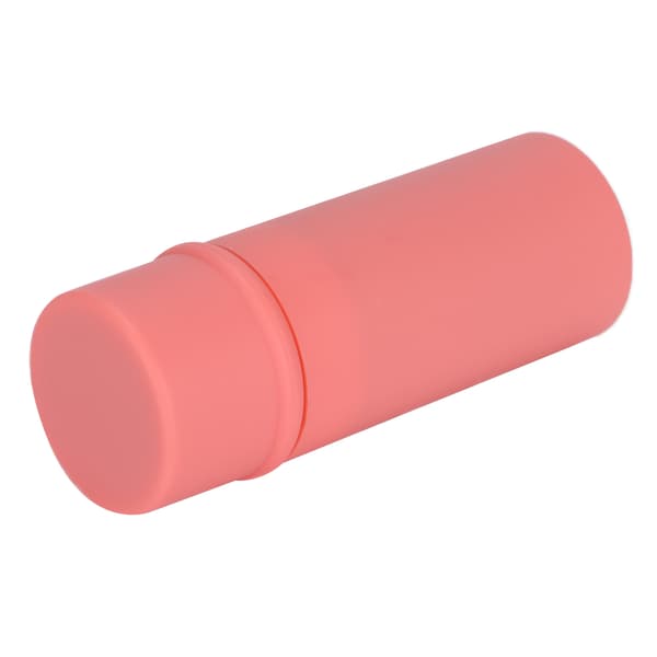 Angled Blush Brush Portable Soft Fluffy Powder Brush with Lid for Blush, Bronzer, Buffing Powder and Cosmetics