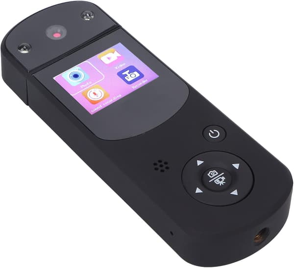 Mini Camera, 1080P HD Portable DV Camera with Fill Light Infrared Night Vision Function, HD Mini Camera, Long Standby Time (Black)