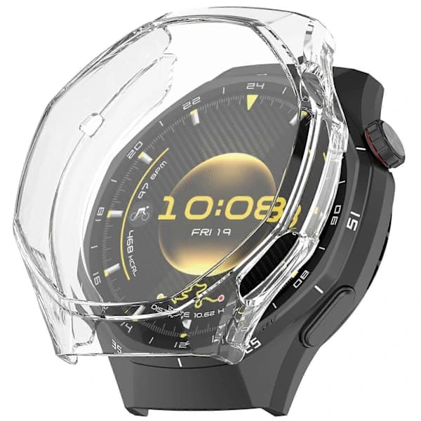 Electroplated Full Coverage TPU Watch Case for Huawei Watch GT 6 Pro Transparent