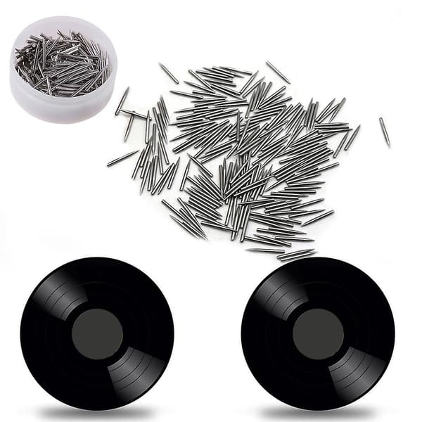Fonograf skivspelarnål, dubbel rörlig magnet, stereonål för vinylspelare