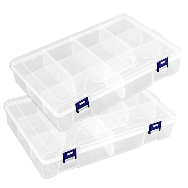 10-Compartment Bead Storage Box - Adjustable Craft Storage for Jewelry Making[JUN]