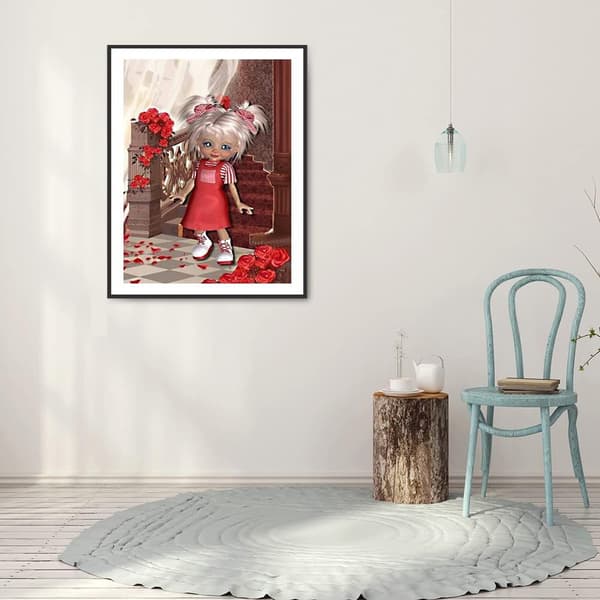 30*40cm 5D Full Diamond Broderikit, Diamantmålning Cartoon G