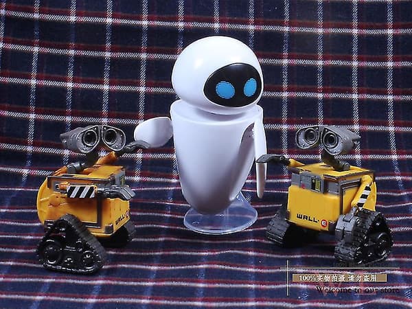 Wall-E Robot Actionfigur Samlarmodell Leksaksdocka 6 cm 3 typer Gammal version av Wall-E Old version of Wall-E