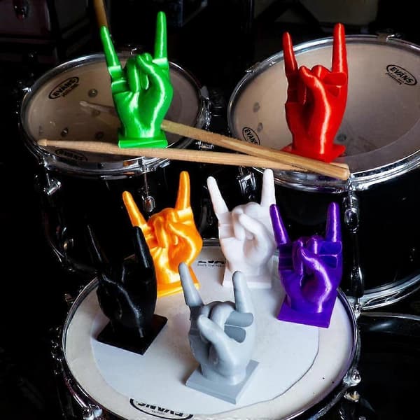 Drumstick Holder Hand, Creative Drumsticks Display Stand | Resin Stand Room Decor, Rock Hand Drumsticks Holder, Home Decor Drumstick Accessories2