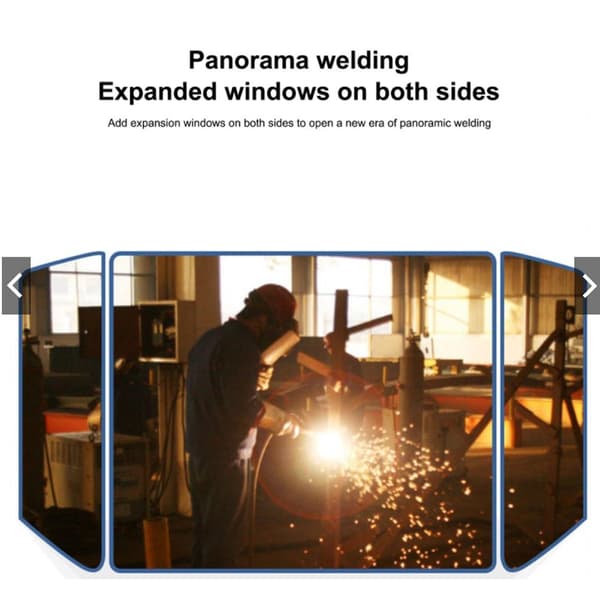 Automatic Darkening Welding Helmet Head-Mounted Welding Mask Safe Headlight One Headlight One