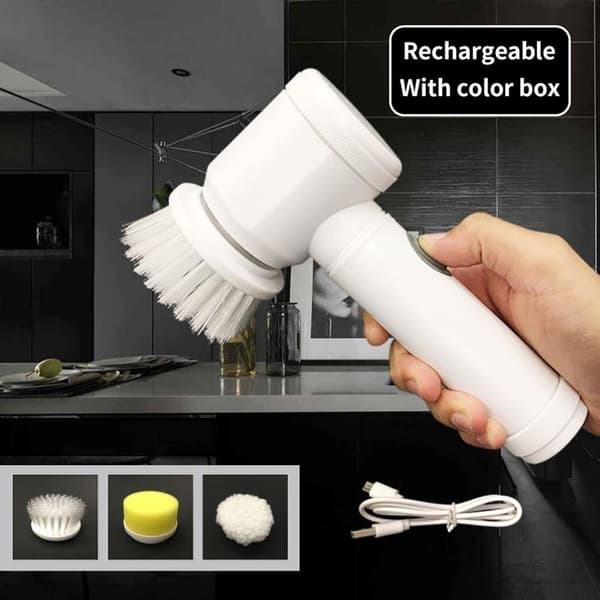 17.5*7.4*26CM Electric Cleaning Brush, Handheld Spin Scrubber, Electric