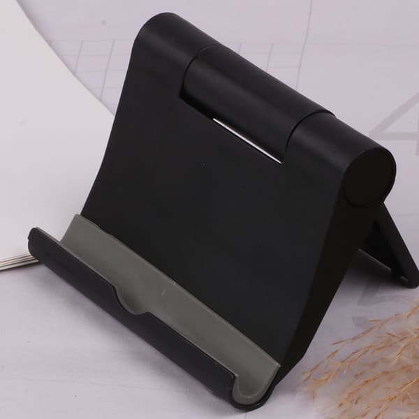 Universal Foldable Mobile Phone Holder, 1-pack, Black, Size 10x8 cm