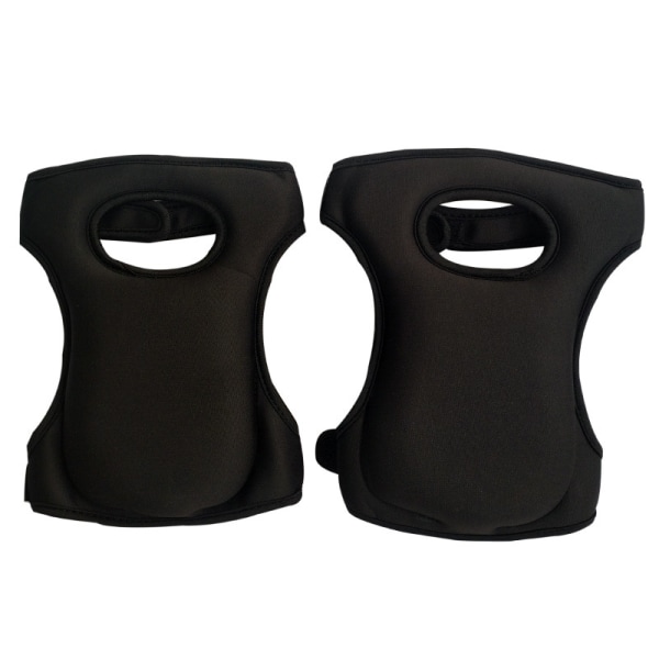 1 pair of black gardening knee pads, super comfortable sponge