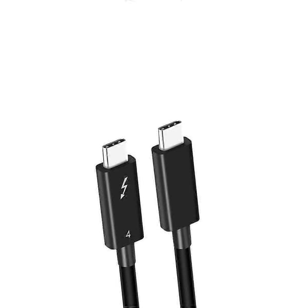 40 Gbps Thunderbolt 4 -kaapeli 0,7 m – 100 W PD, 5K/4K-näyttötuki, USB-C Gen 2