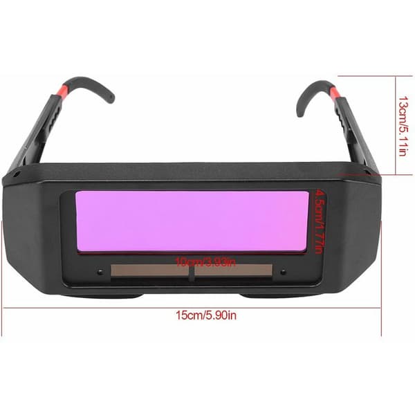 Welding Goggles, LCD Solar Auto Darkening Welding Glasses TIG MIG Welding Goggles for Eye Protection. KLB