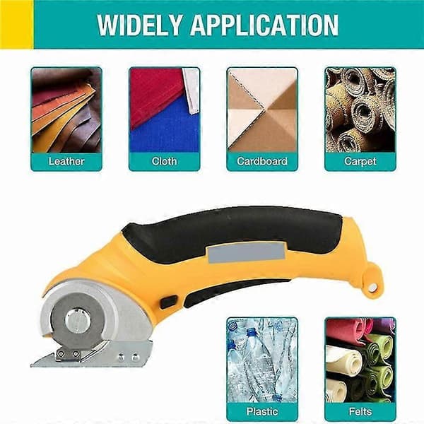 Electric Scissors Handheld Multifunctional Cordless Electric Cutting Tool Fabric/Leather/Cloth Sewing