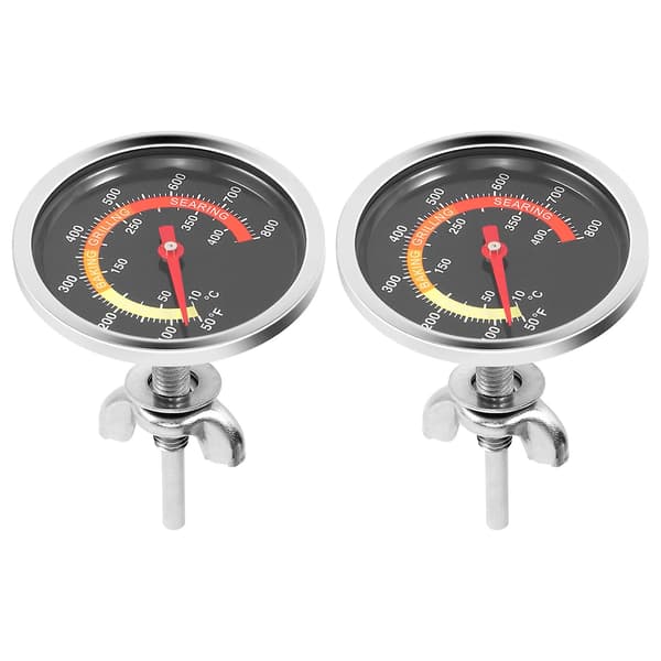 BBQ Grill Termometer, Kulgrill Røg Termometer Pit BBQ Pizzaovn Th (FMY) som vist as shown