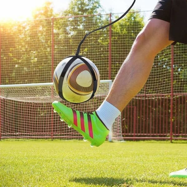 Fotbollsträningsbälte, justerbart elastiskt fotbollsbälte för barn och vuxna