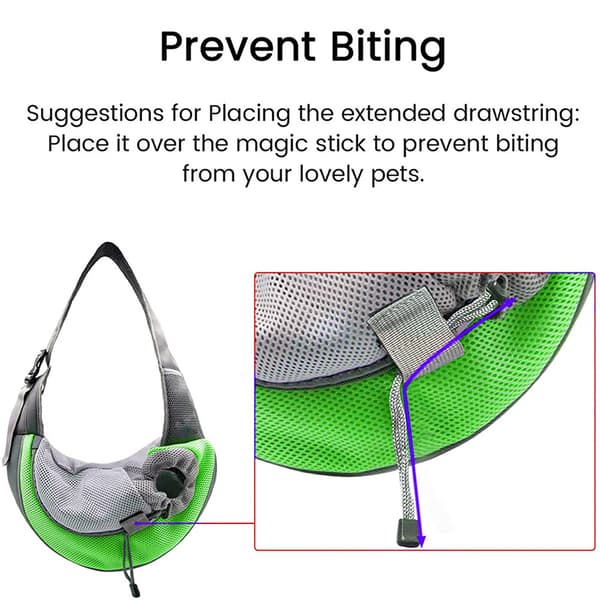 Pet Carrier Breathable Mesh Adjustable Padded Strap Outdoor Tote Shoulder Bag for Small Pets Sapphire