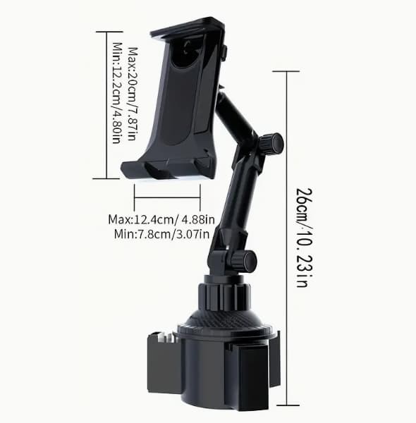 Universal Biltelefonholder Kopholder Justerbar til 4.0-13 \" iPhone iPad Tablet Biltilbehør