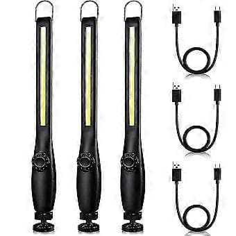 New Cob Led Usb Rechargeable Portable Cordless Inspect For Car Repair Home