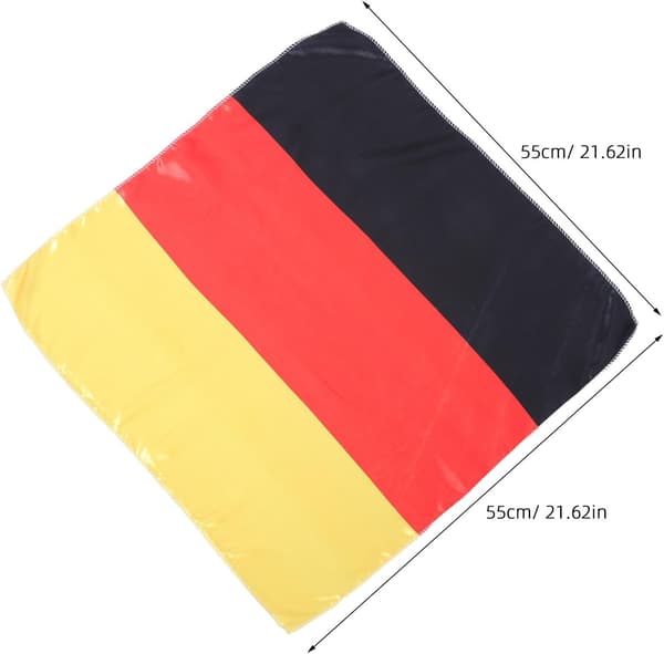 3 st Tyskland flagga tryckt bandana huvudduk polyester -