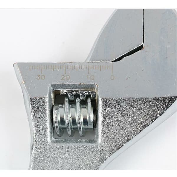 3 säädettävän jakoavaimen sarja 150, 200 ja 250 mm, hopea