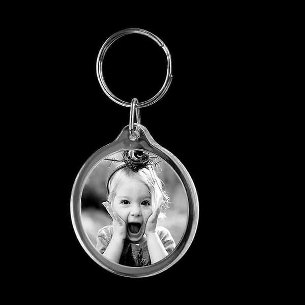 Acrylic Photo Snap-in Keychains 10pcs