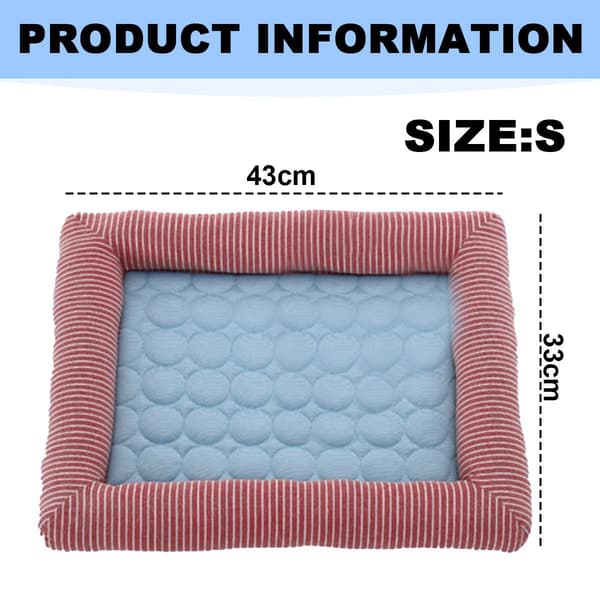 Summer Cooling Pad for Pets, Self-Cooling, No Electricity, S(17x13x1.2) KLB