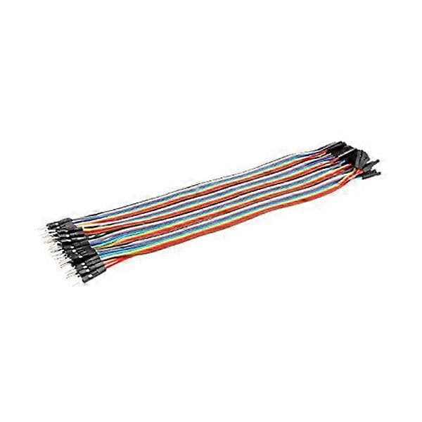 30 cm 40-bens han-til-hun-jumperkabler til breadboard, flade kabler