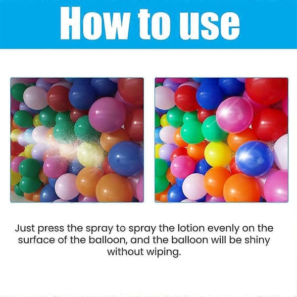 Ballong Glansspray Festtilbehør