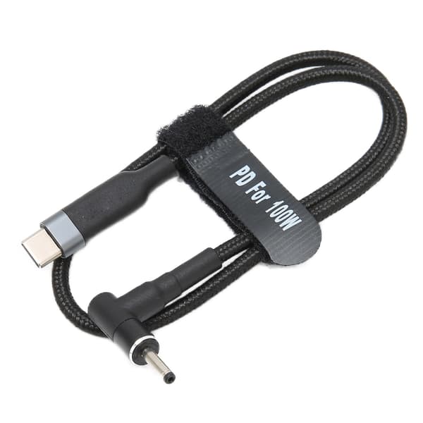 Bærbar ladekabel TypeC til DC bærbar PC PD EMARK Chips Hurtigladekabel (0,5m)