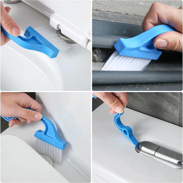Cleaning Brushes, Multifunctional Floor & Tile Brush, Corner Crevice for Deep Cleaning, 10 Pieces