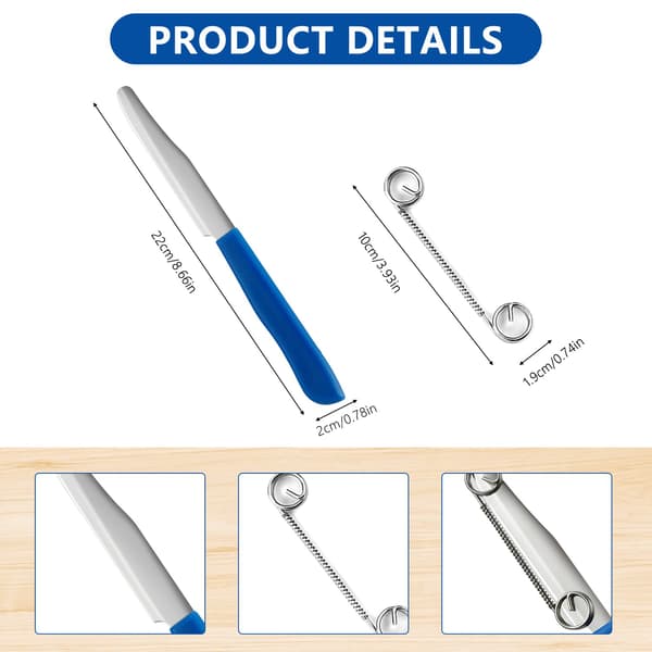 Quick Slicing Knife, New 3-in-1 Multifunctional Fruit Peeler with Removable Spring, Kitchen Utensil Sharp Steel Fruit and Vegetable Slicer