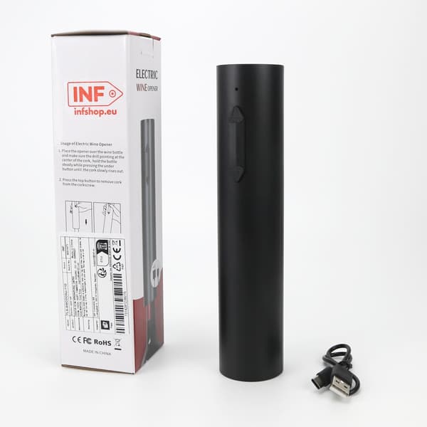 Electric Wine Opener: Easy Cork Removal with USB-Rechargeable Convenience