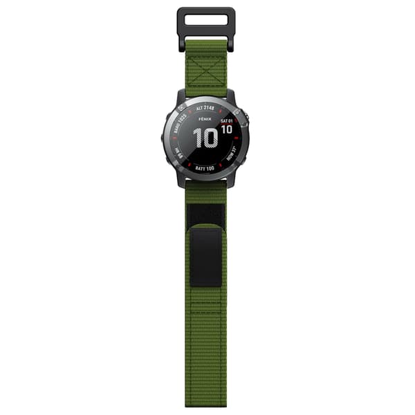 22 mm kellonranneke Garmin Fenix 5/6/7 Forerunner Approach Vihreä