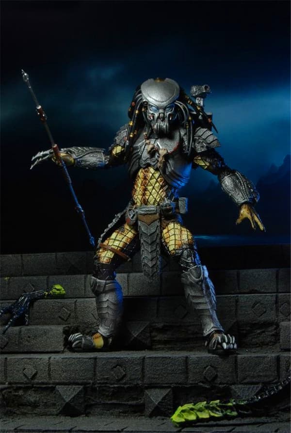 Predator Figur Neca Aliens Vs Predator Serien Alien Covenant Elder Youngblood Predator Serpent Hunter Legetøjsfilm Actionfigur[hsf]（B）