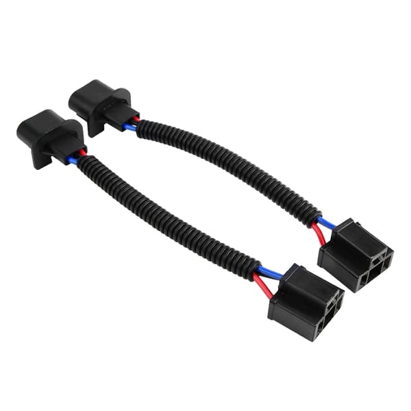 2 stk H4 hunn til H13 hann adapter frontlyskonverteringskabelsett