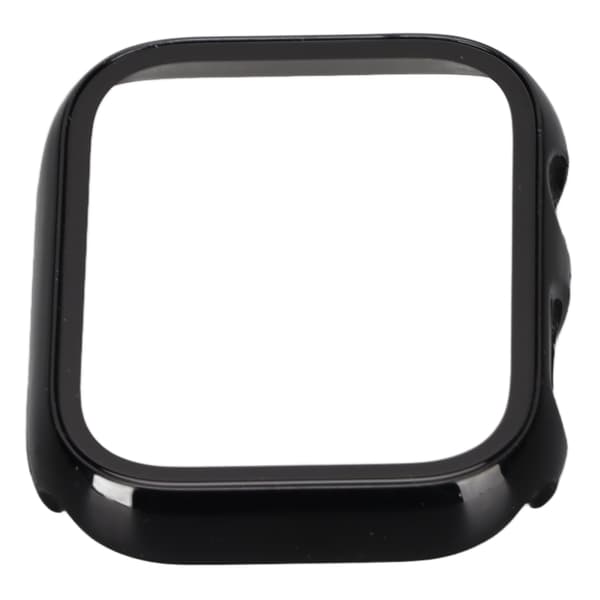 Protective Watch Case with Full Coverage HD Tempered Glass Screen Protector for IWatch Series 7 2021 41mm Black